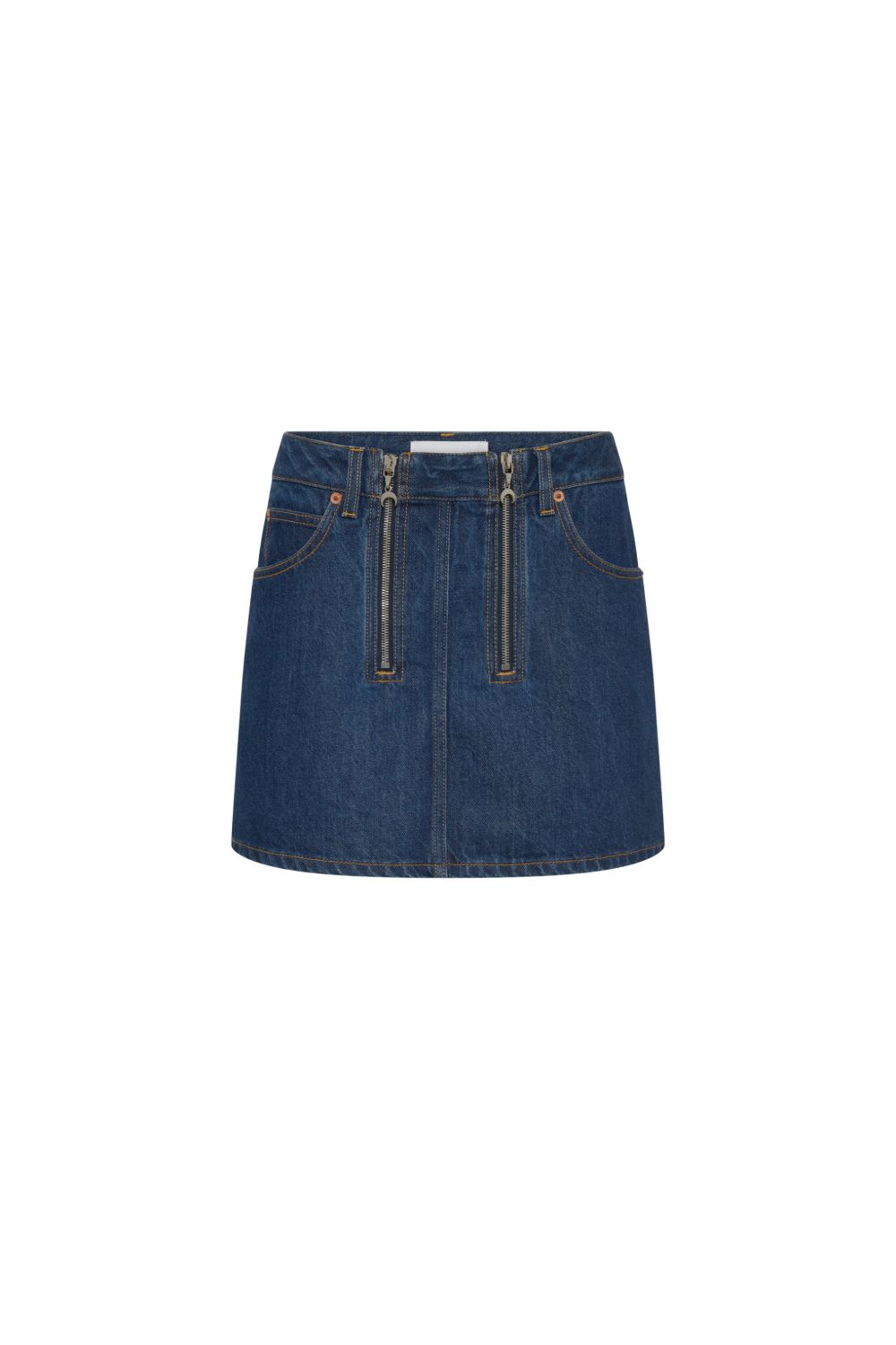 Marine Serre Women Denim Mini Skirt MARINE SERRE