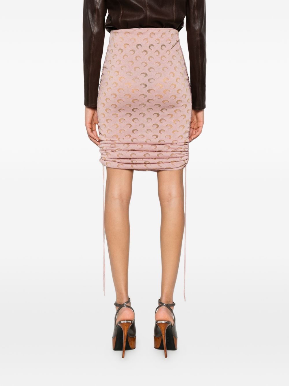 Marine Serre Women Moon Devore Skirt MARINE SERRE