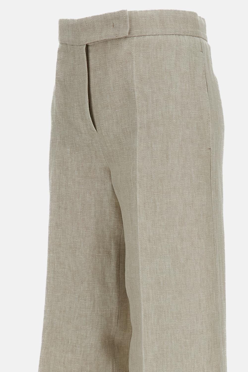 Max Mara Women Linen Ginnico Trousers MAX MARA