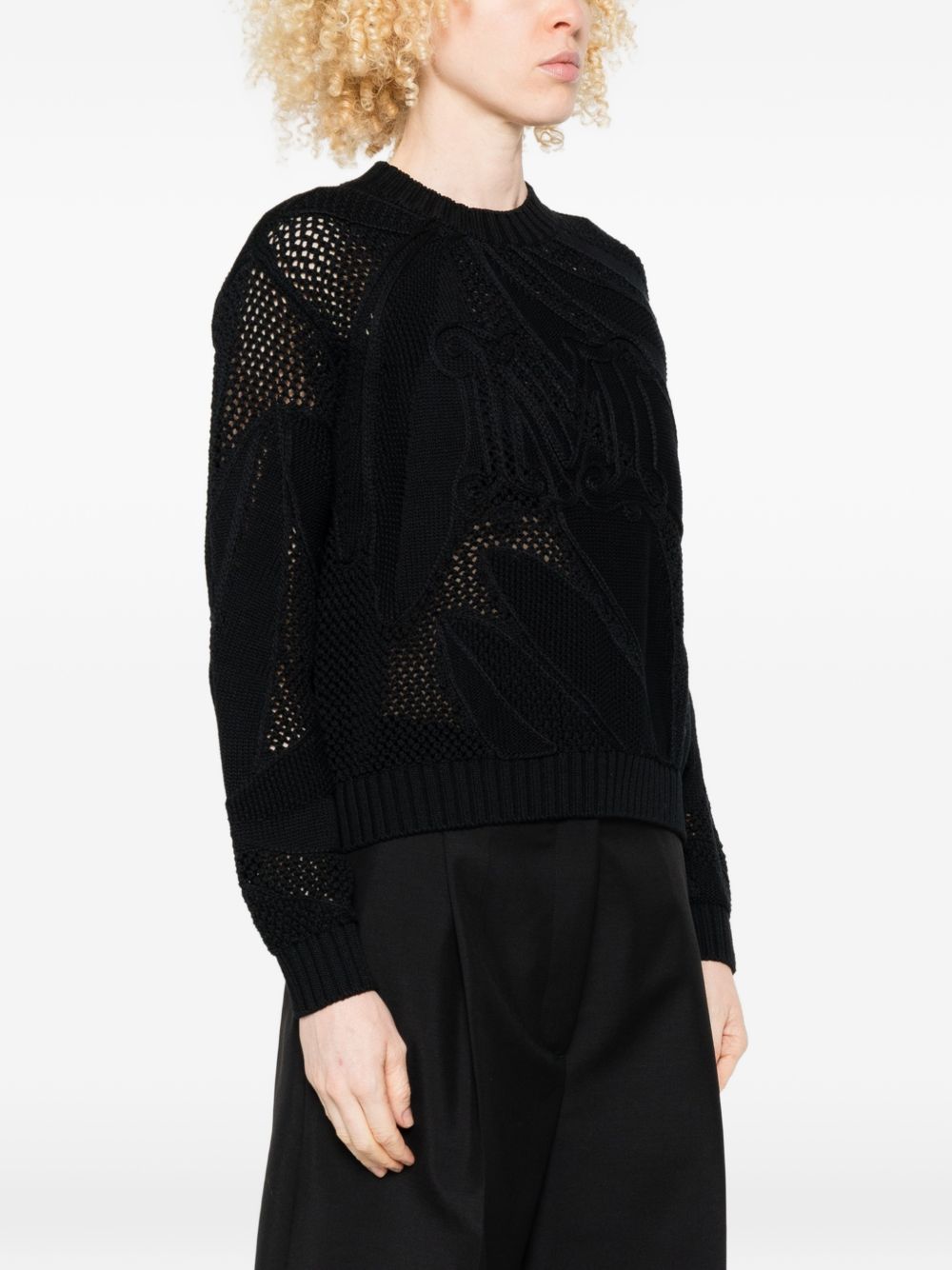 Max Mara Women Cotton Crewneck Sweater MAX MARA