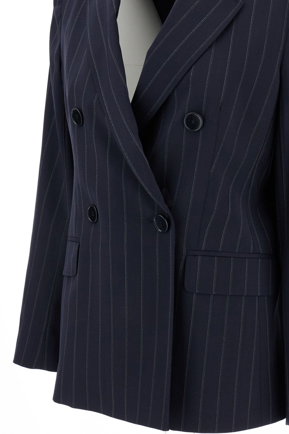 Max Mara Studio Women Pinstripe Blazer Onagro MAX MARA STUDIO