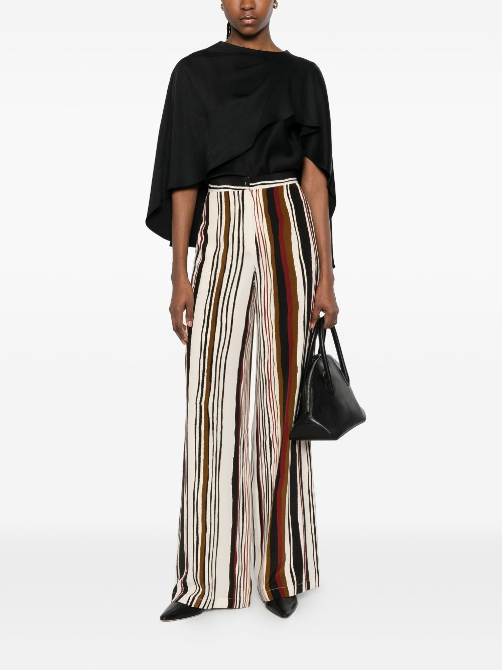 Max Mara Women Striped Wide-Leg Trousers MAX MARA