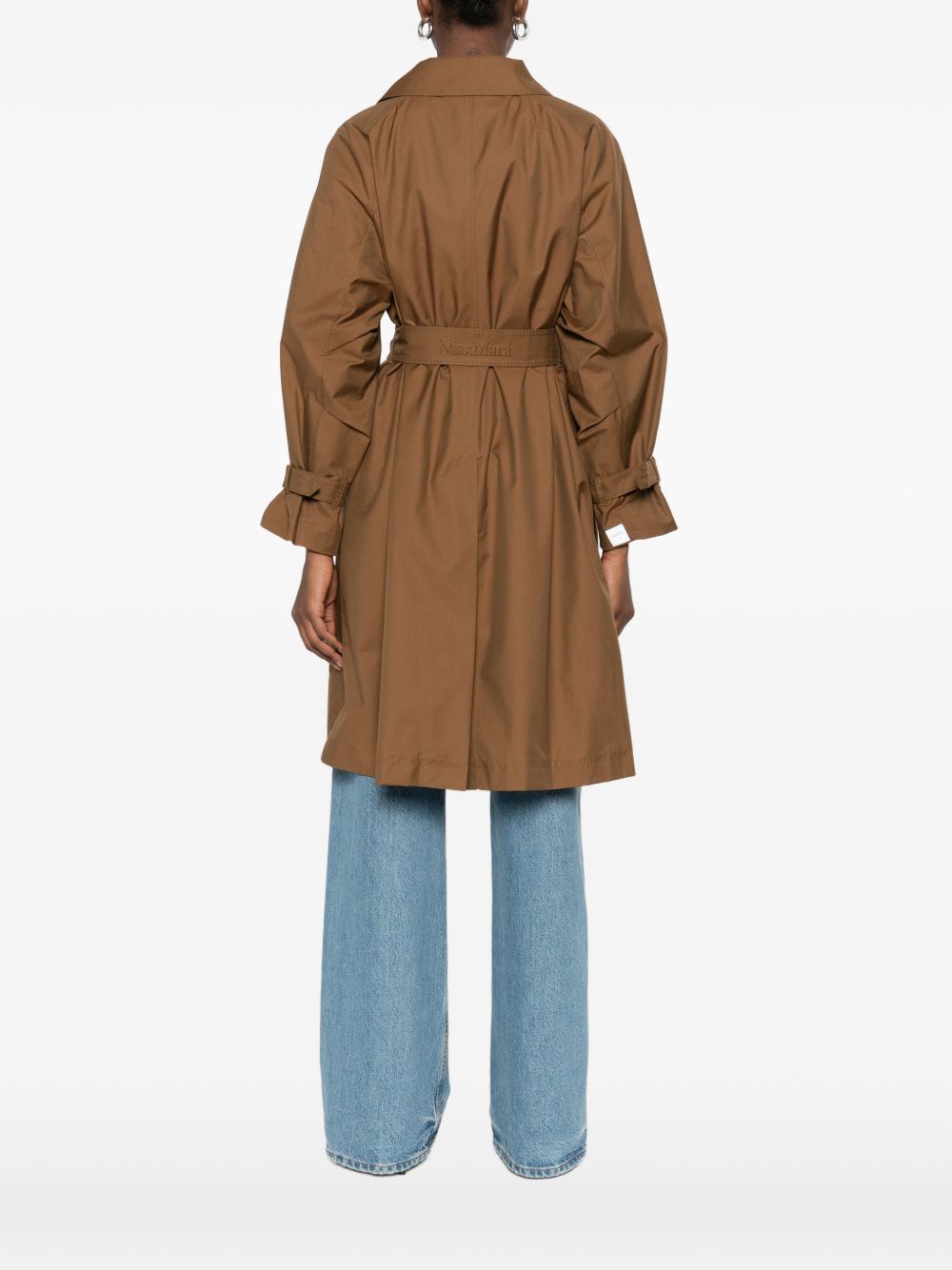 Max Mara The Cube Women Cotton Blend Trench Coat