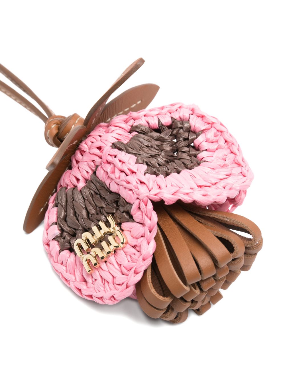 Miu Miu Women Crochet Flower Charm MIU MIU