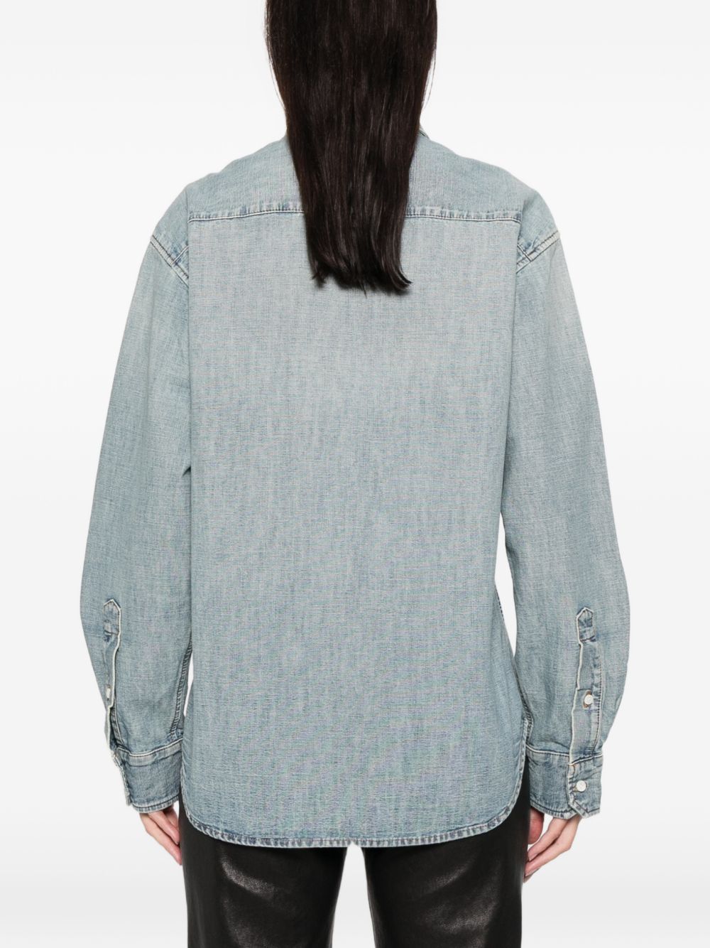 Miu Miu Women Denim Cotton Shirt MIU MIU