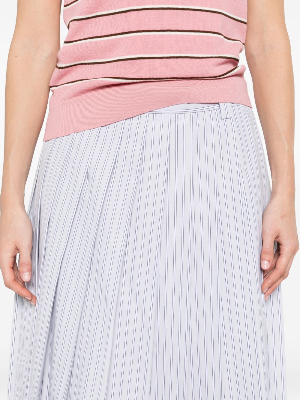 Miu Miu Women Cotton Midi Skirt MIU MIU