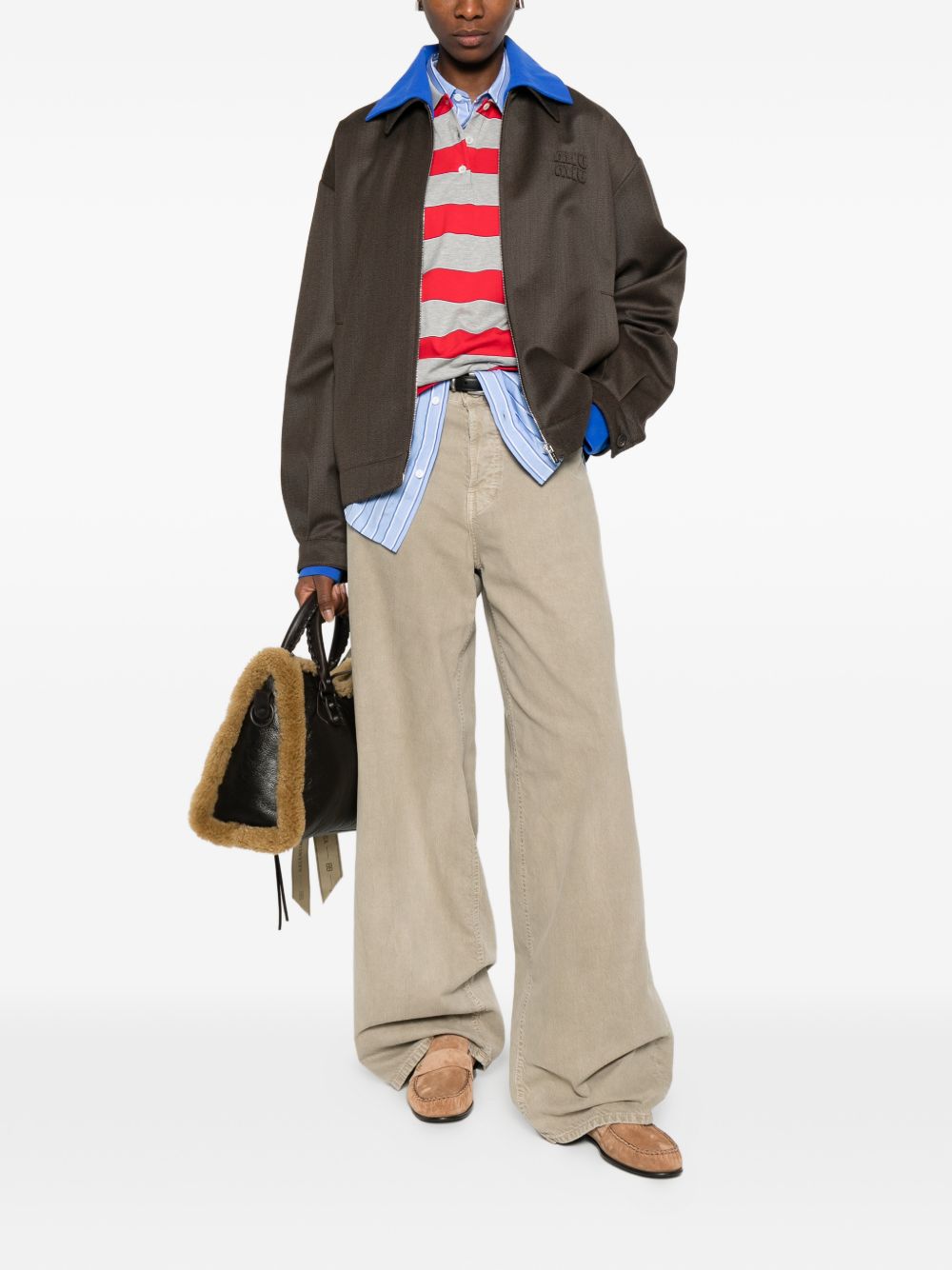 Miu Miu Women Nylon Blouson Jacket MIU MIU