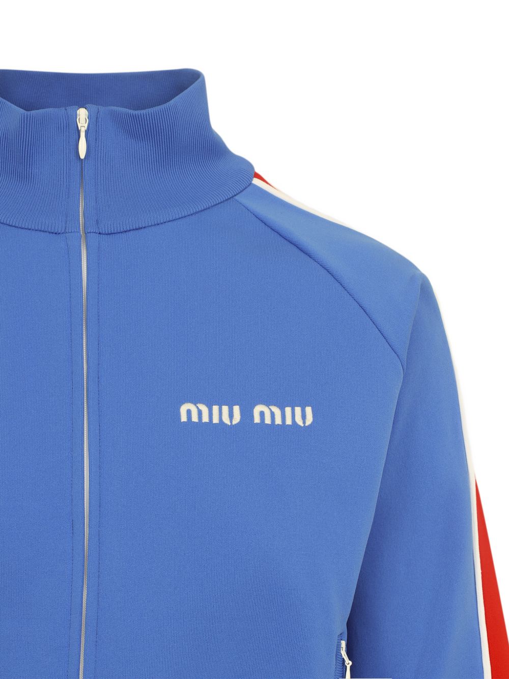 Miu Miu Women Logo Nylon Cardigan MIU MIU