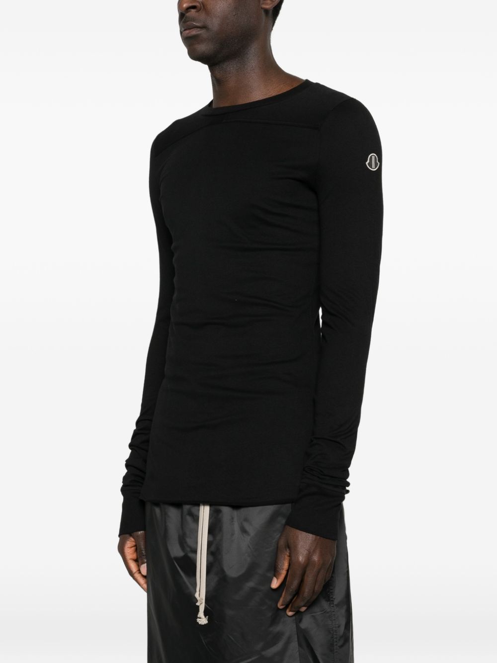 Moncler + Rick Owens Women Cotton Crewneck Sweater MONCLER