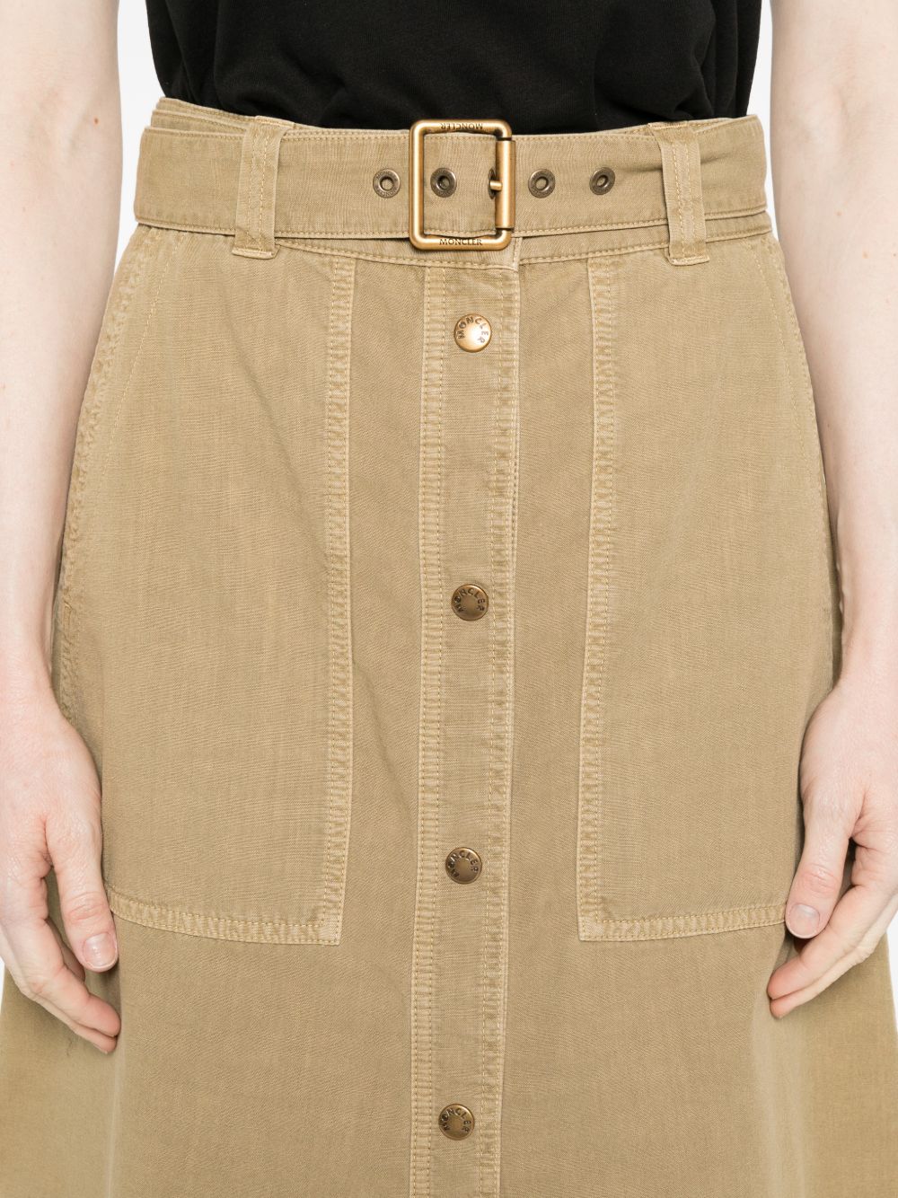 Moncler Women Cotton Long Skirt MONCLER