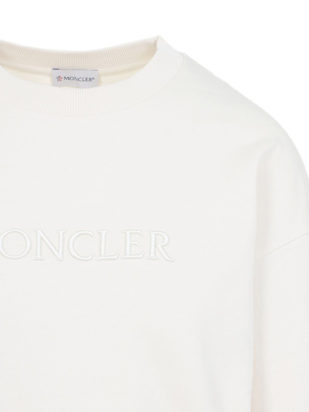 Moncler Women Logo Cotton Sweatshirt MONCLER
