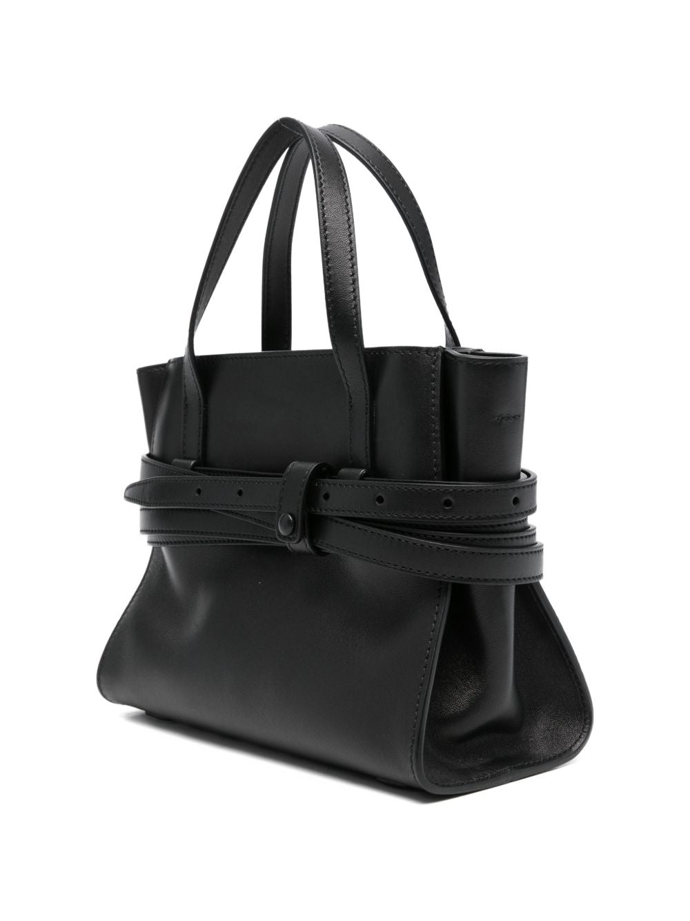 Moschino Women Tie Me Small Leather Handbag MOSCHINO