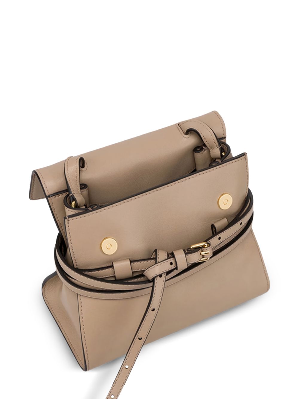 Moschino Women Tie Me Small Leather Handbag MOSCHINO
