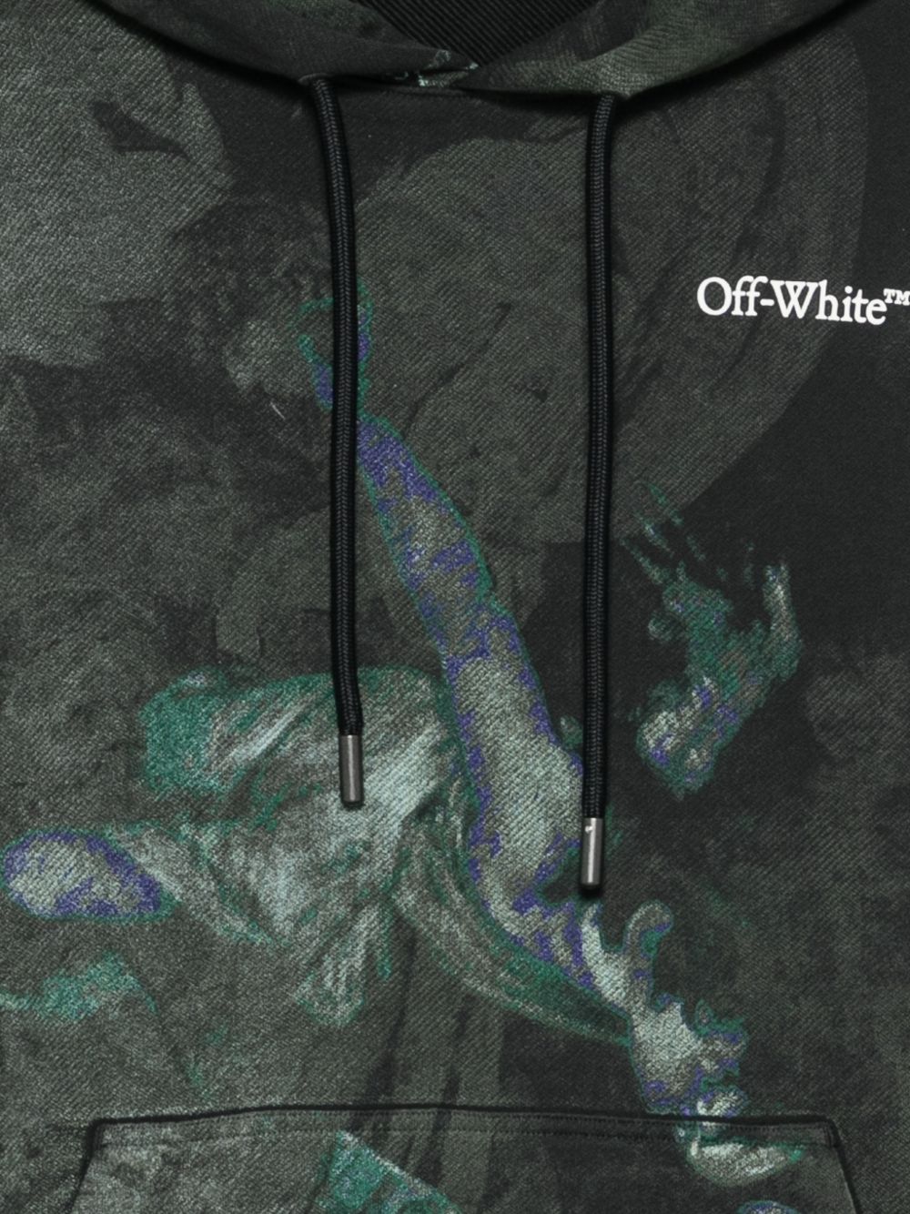 Off-White Men Dark Painting Skate Hoodie OFF-WHITE