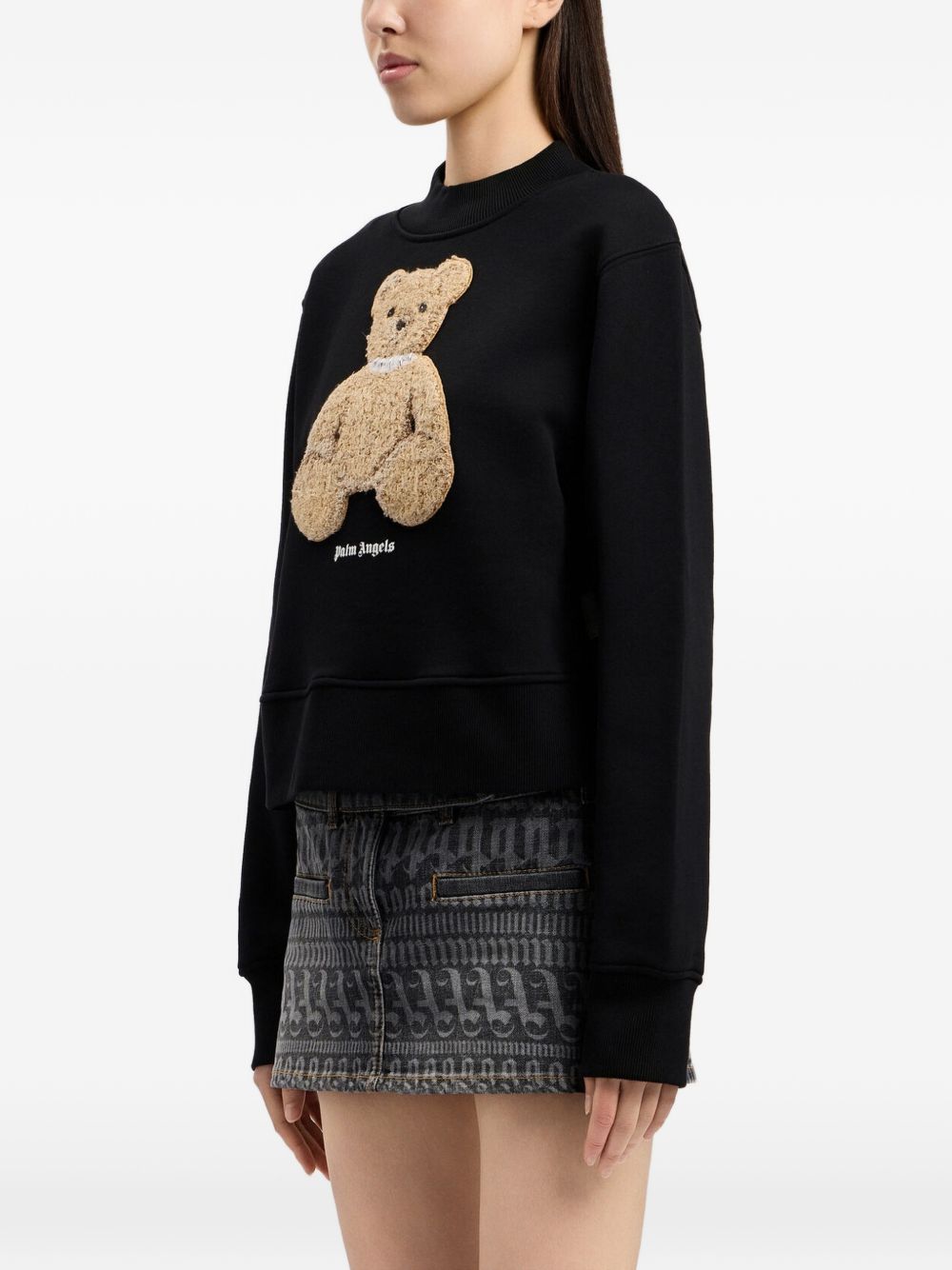 Palm Angels Women Bear Crewneck Sweatshirt PALM ANGELS