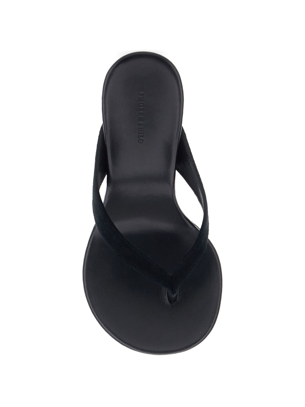 Phoebe Philo Women Round Leather Wedge Sandals PHOEBE PHILO