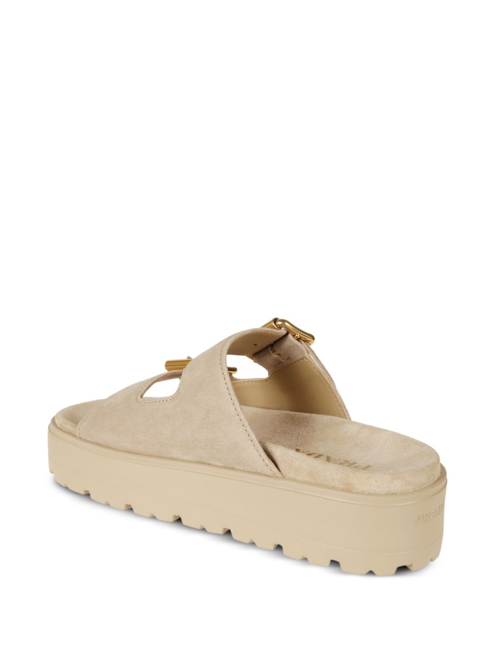 Prada Women Suede Leather Sandals PRADA