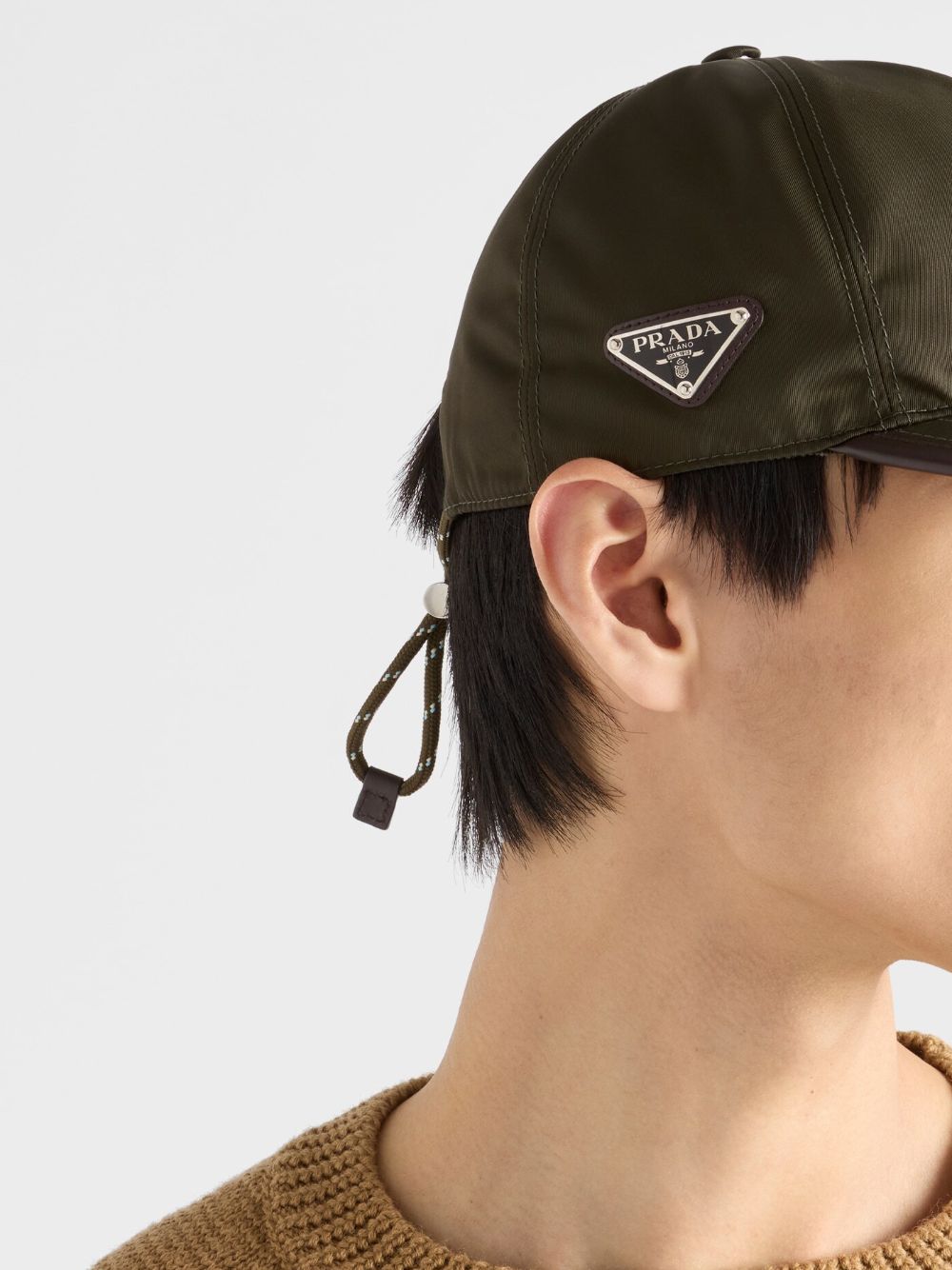 Prada Men Re-Nylon Baseball Cap PRADA