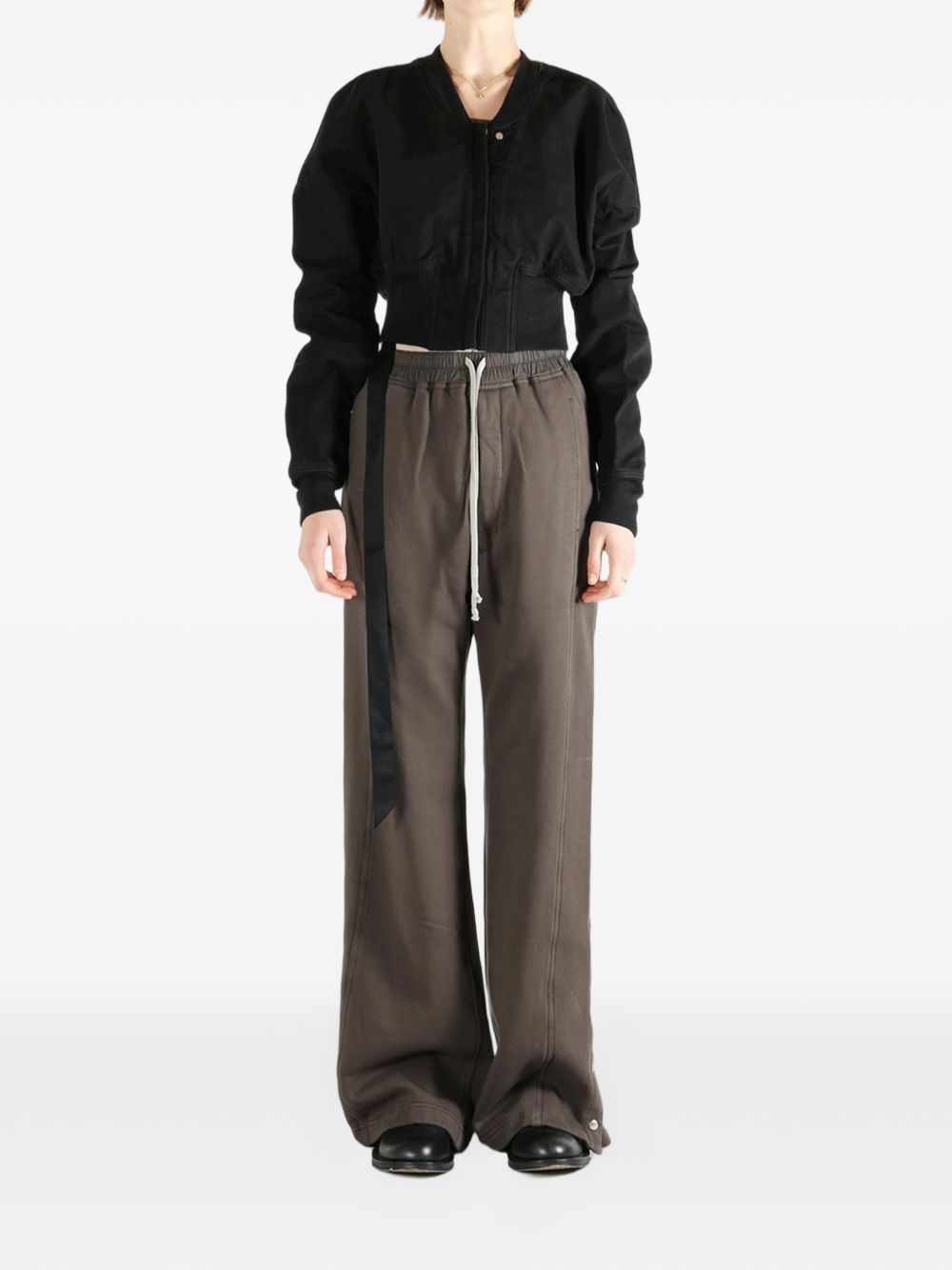 Rick Owens Drkshdw Women Cotton Cropped Bomber Jacket RICK OWENS
