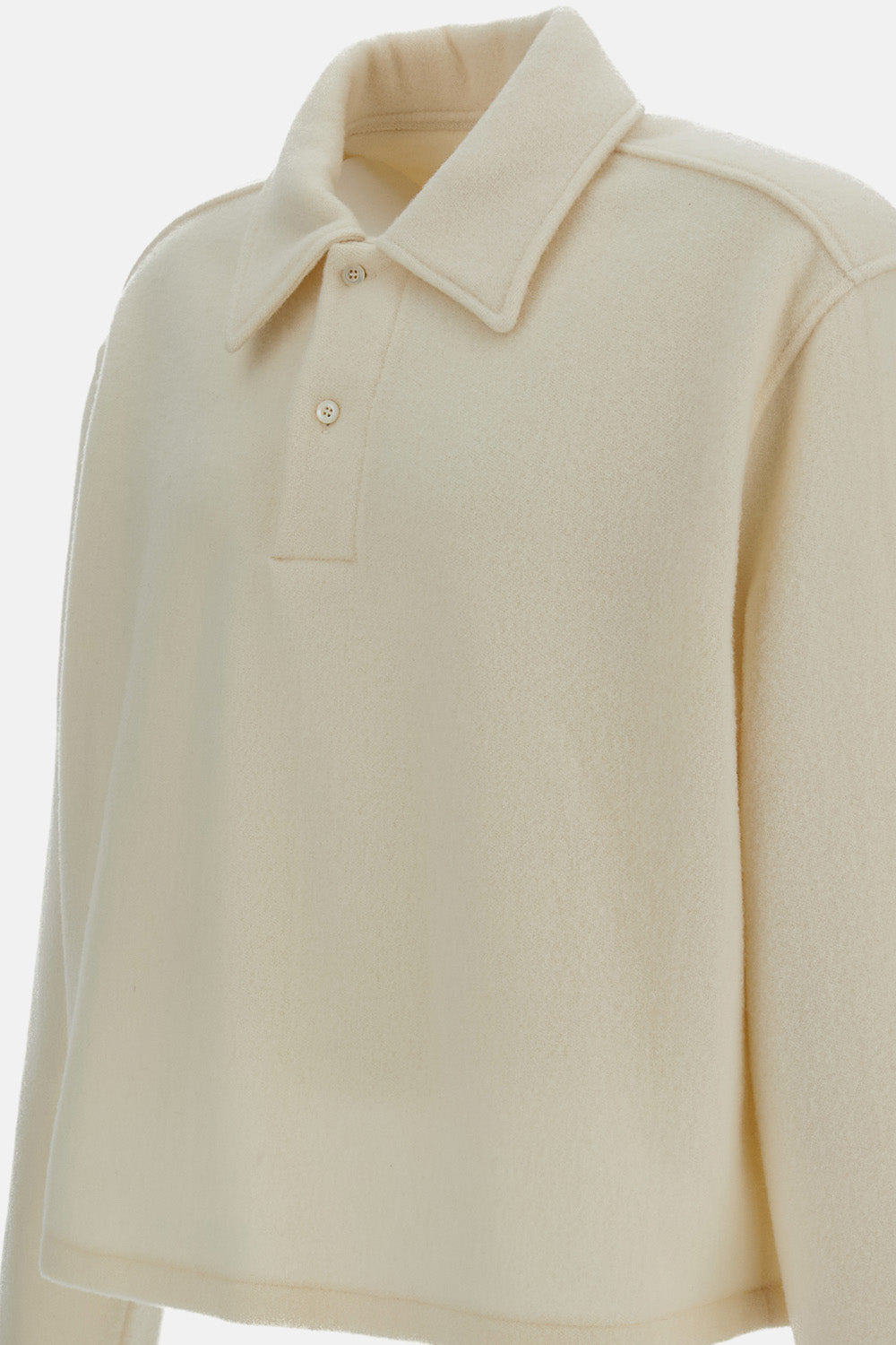 Rier Men Wool Fleece Polo