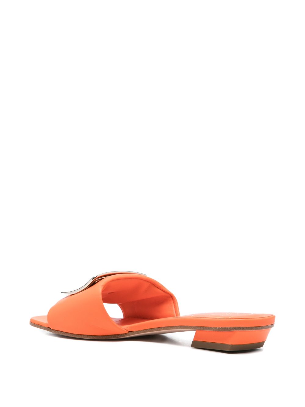 Roger Vivier Women Leather Flat Sandals ROGER VIVIER