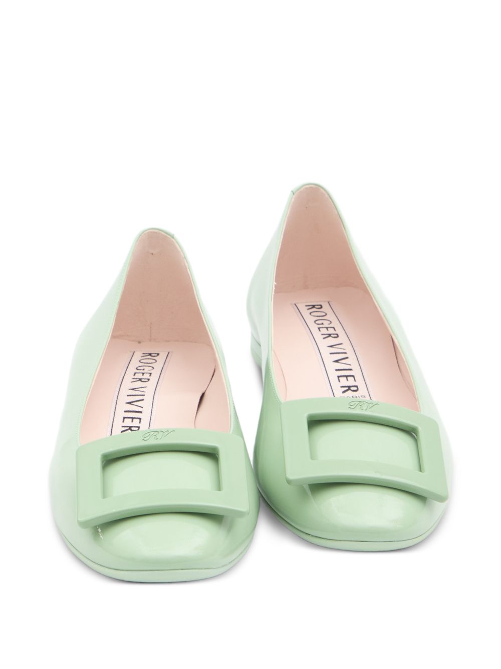Roger Vivier Women Gommettine Leather Ballets ROGER VIVIER