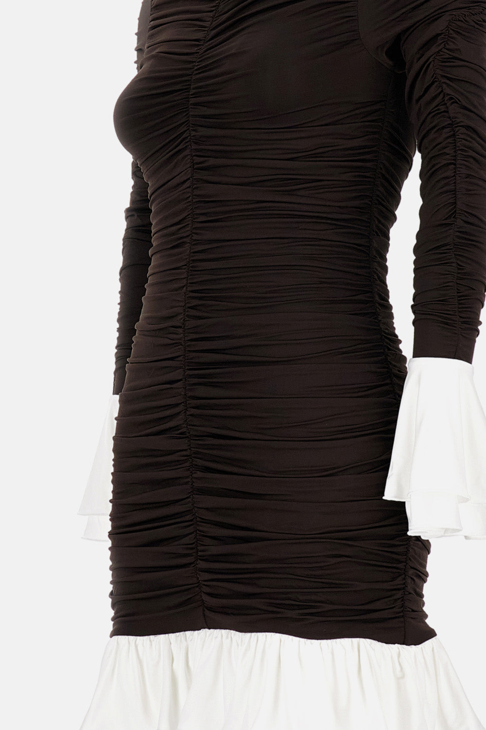 Rotate Women Mini Ruched Dress ROTATE