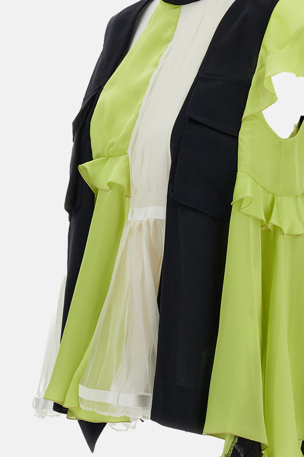 Sacai Women Pannelled Top SACAI