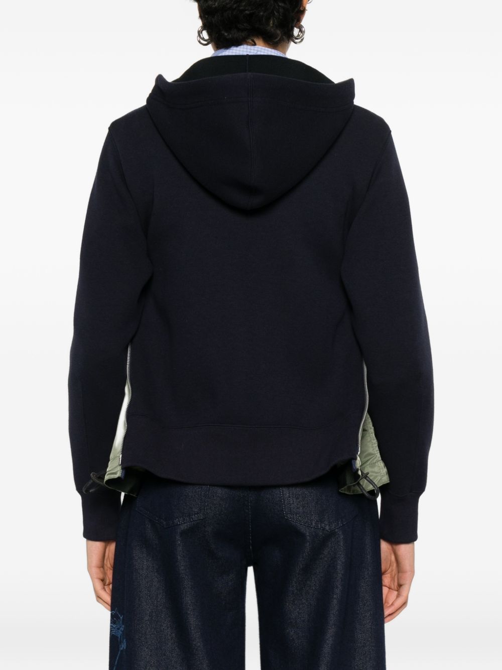 Sacai Women Cotton Zipped Hoodie SACAI