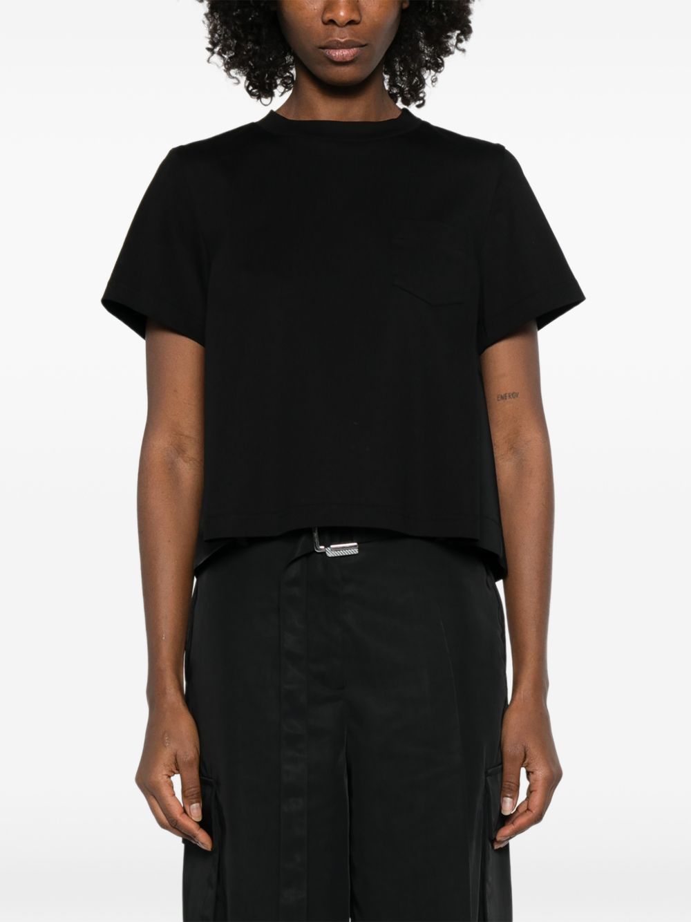 Sacai Women Cotton T-Shirt