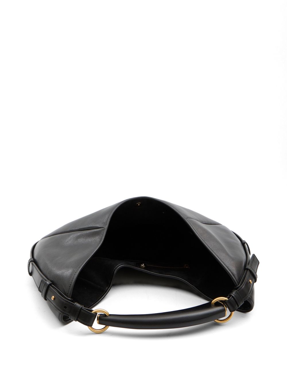 Saint Laurent Women Mombasa Medium Leather Hobo Bag SAINT LAURENT