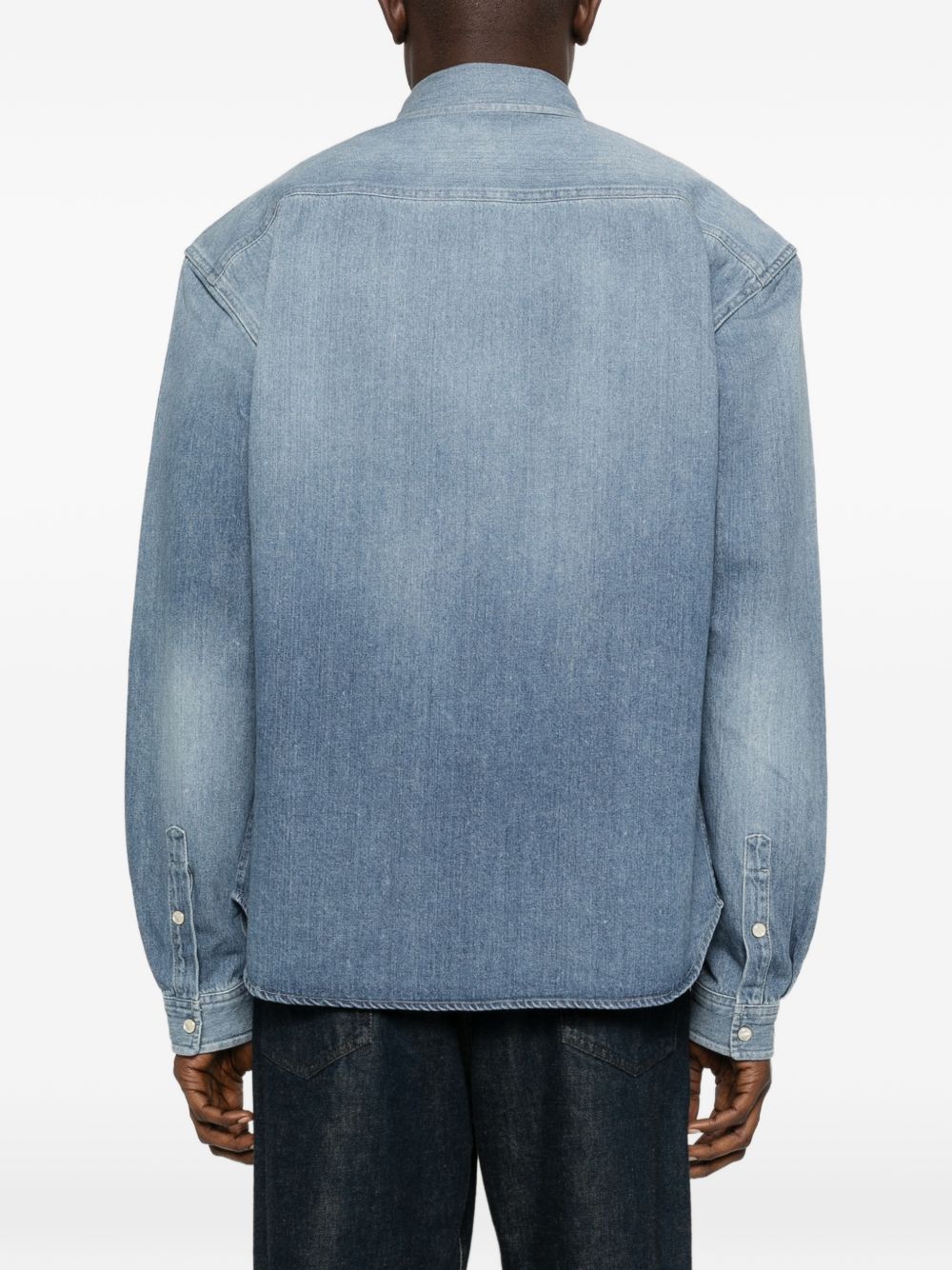 Saint Laurent Men Denim Cotton Shirt SAINT LAURENT