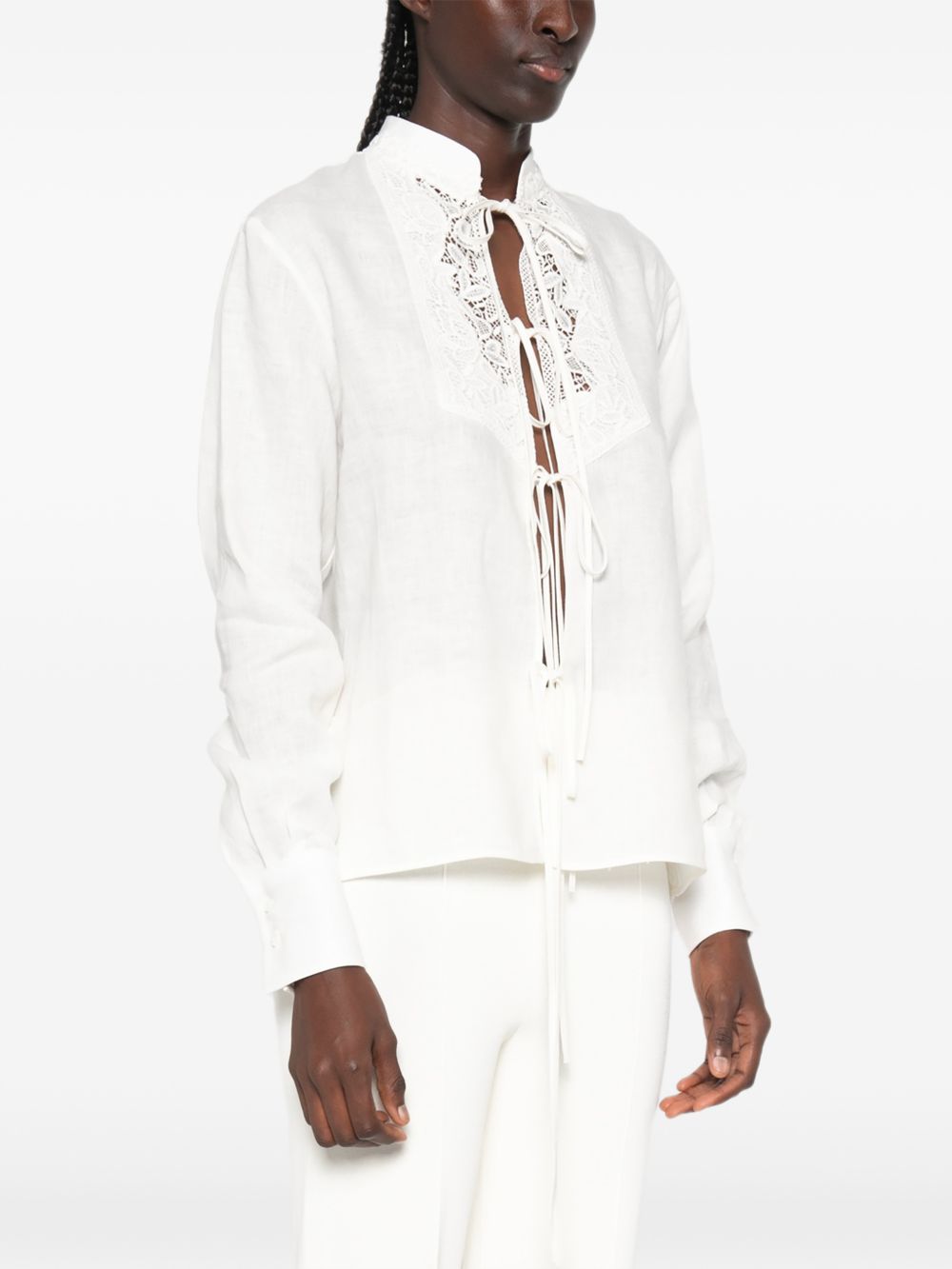Ermanno Scervino Women Linen Shirt ERMANO SCERVINO