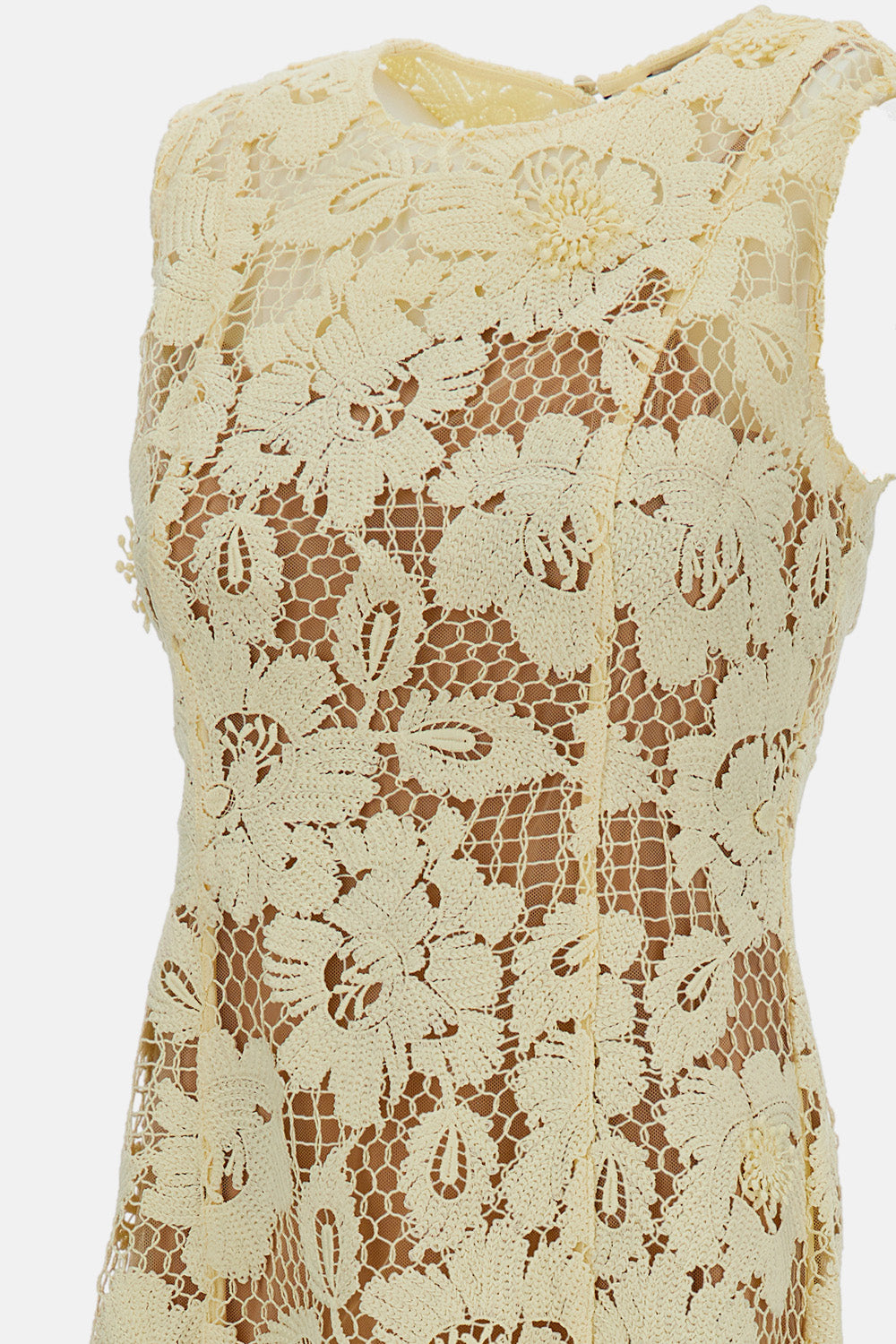 Self-Portrait Women Crochet Lace Midi Dress SELF-PORTRAIT