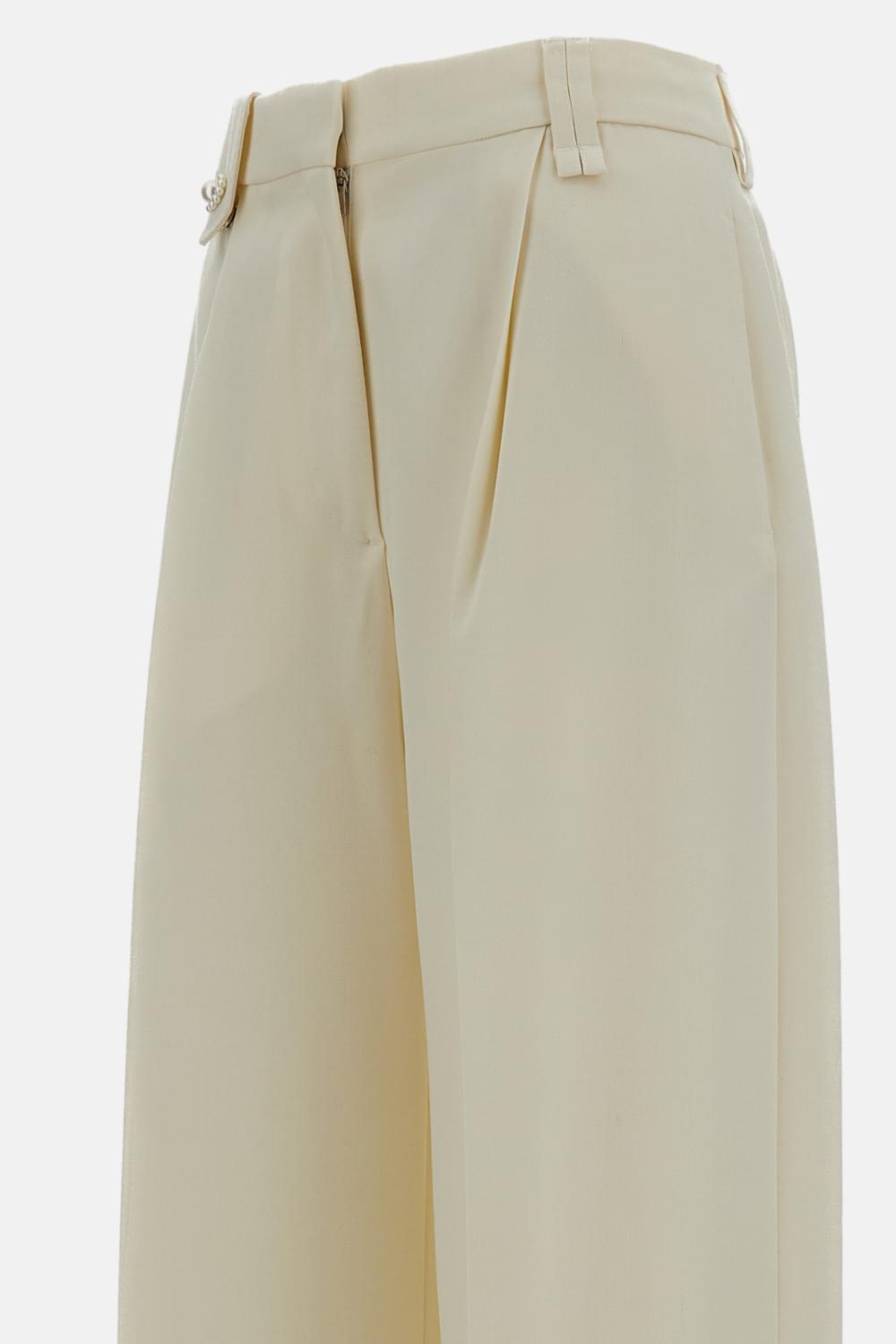 Simone Rocha Women Cropped Wide Leg Trousers SIMONE ROCHA