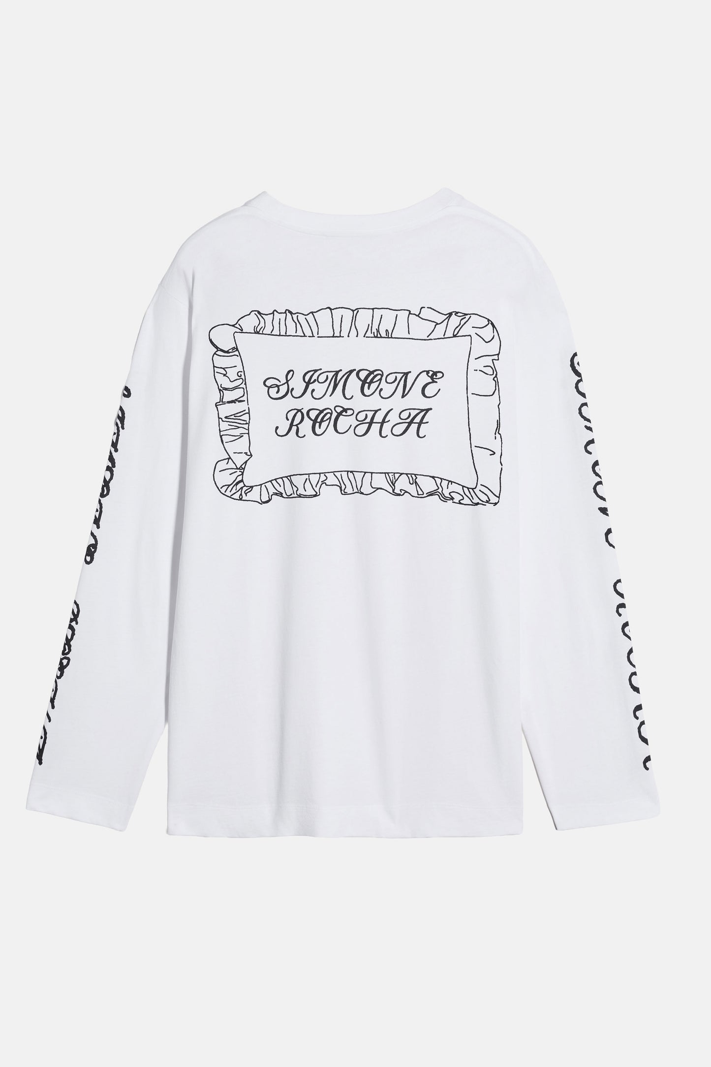 Simone Rocha Women Pillowcase Logo Print Long Sleeve T-Shirt SIMONE ROCHA