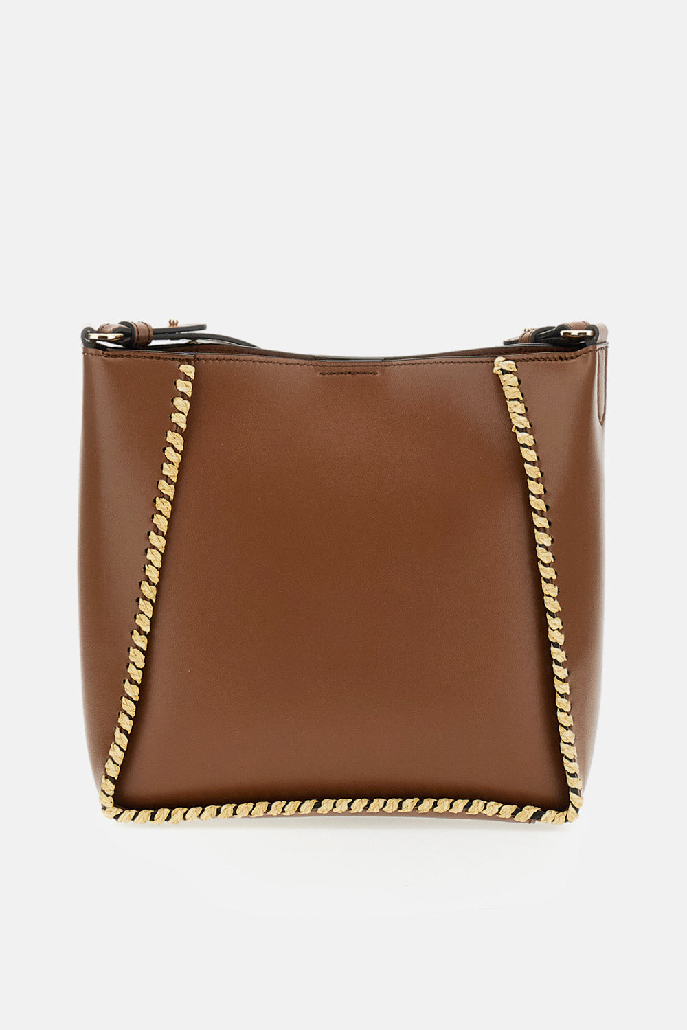 Stella Mccartney Women Crossbody Logo Bag Raffia STELLA MCCARTNEY