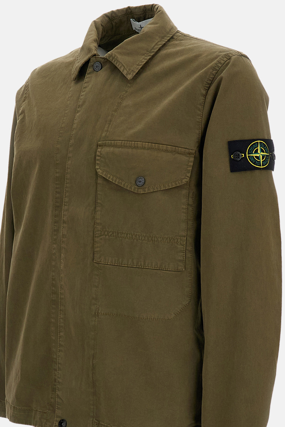 Stone Island Men Zip Overshirt STONE ISLAND