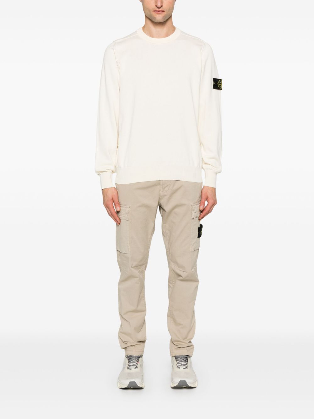 Stone Island Men Cotton Crewneck Sweater STONE ISLAND