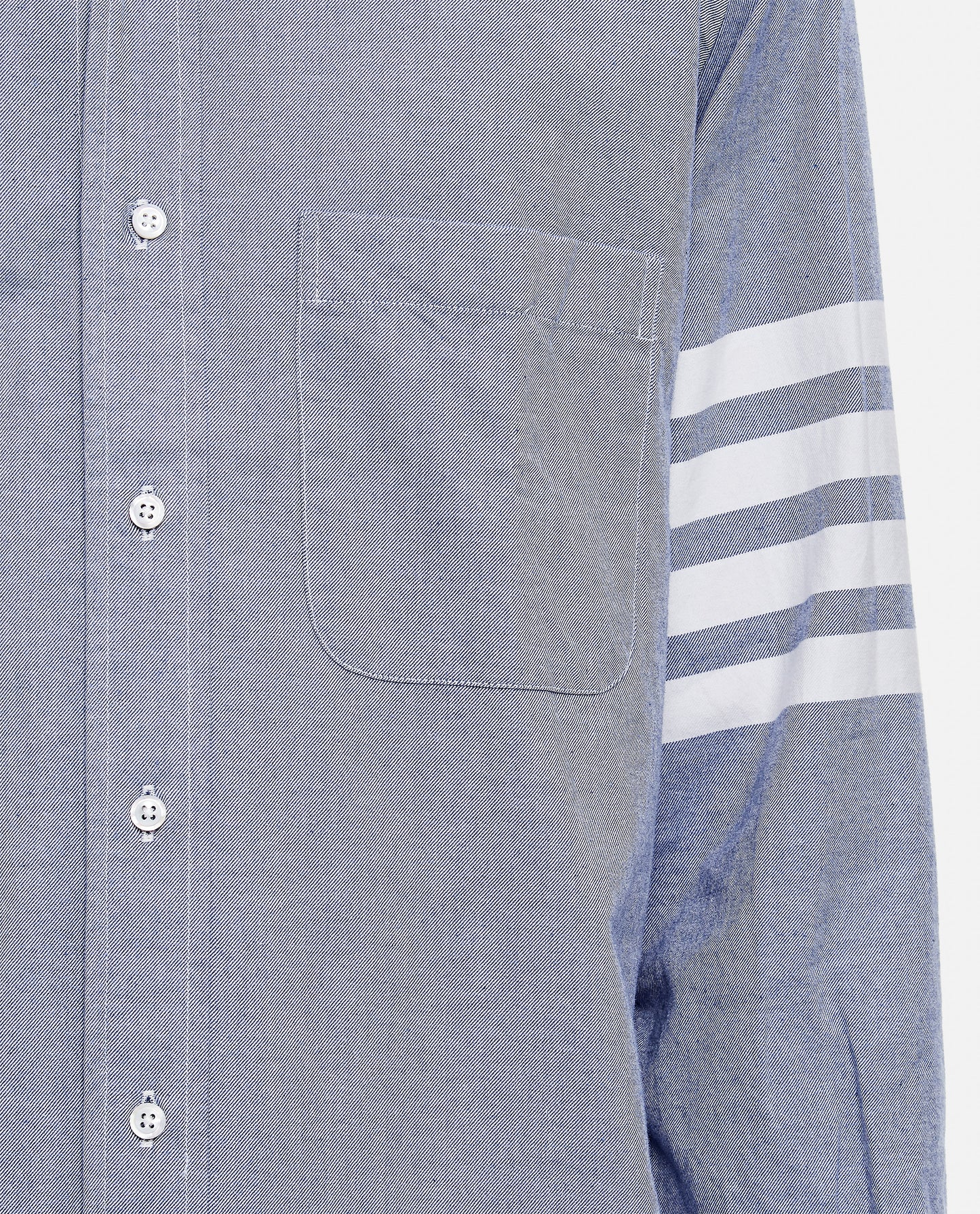 Thom Browne Men Classic 4Bars Cotton Shirt THOM BROWNE