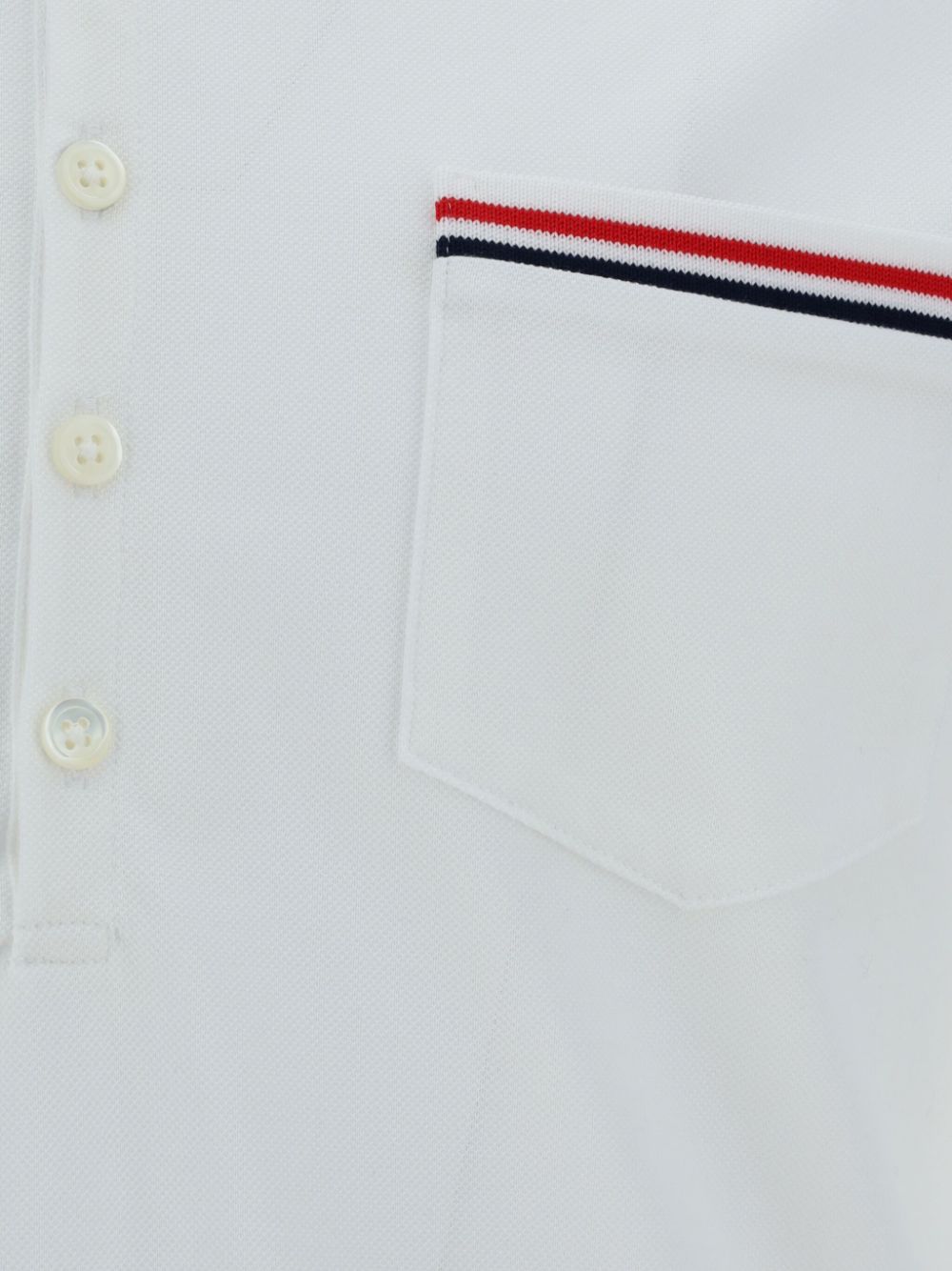 Thom Browne Men Cotton Polo Shirt THOM BROWNE