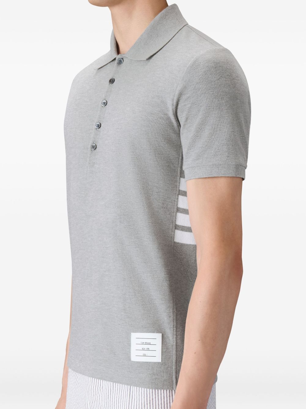 Thom Browne Men Cotton Polo Shirt THOM BROWNE