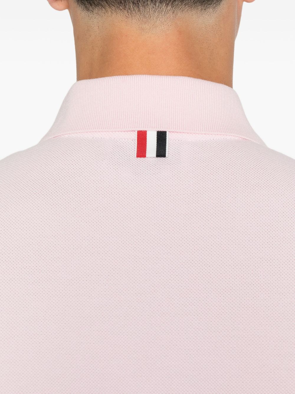 Thom Browne Men Cotton Polo Shirt THOM BROWNE