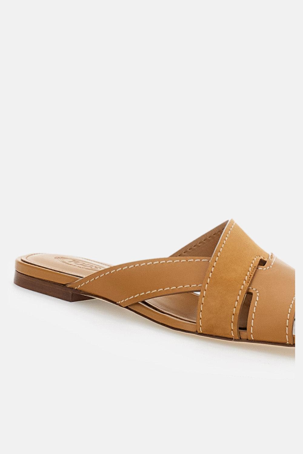 Tod's Women Smooth And Suede Leather Sandals TOD'S