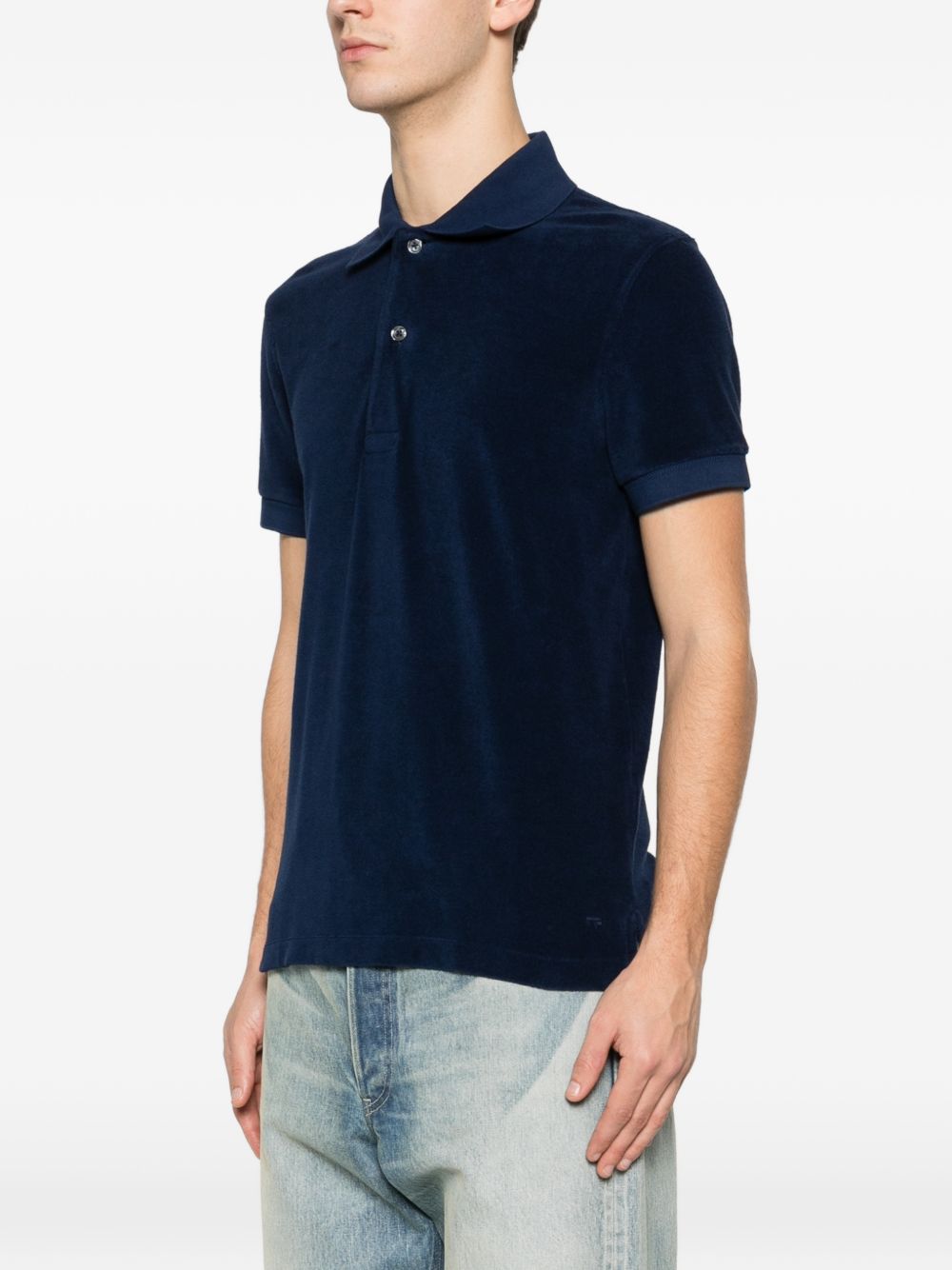 Tom Ford Men Cotton Polo Shirt