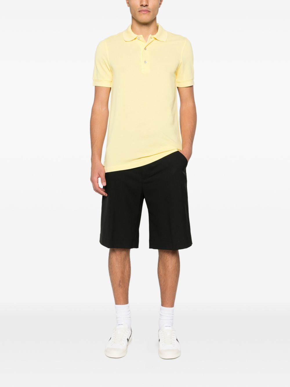 Tom Ford Men Cotton Blend Polo Shirt TOM FORD