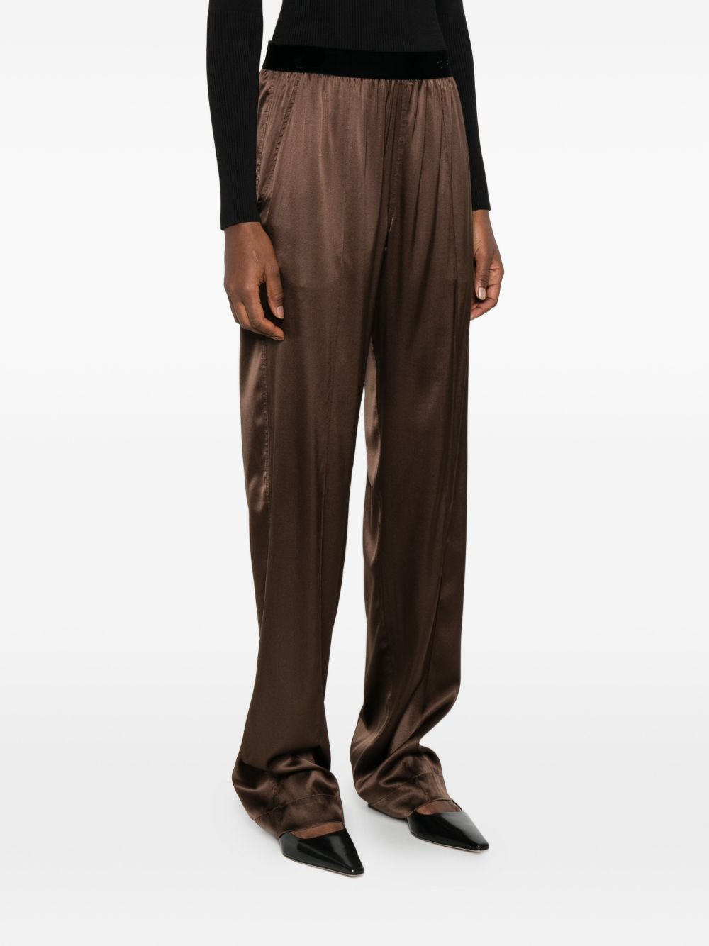 Tom Ford Women Pajama Silk Trousers TOM FORD