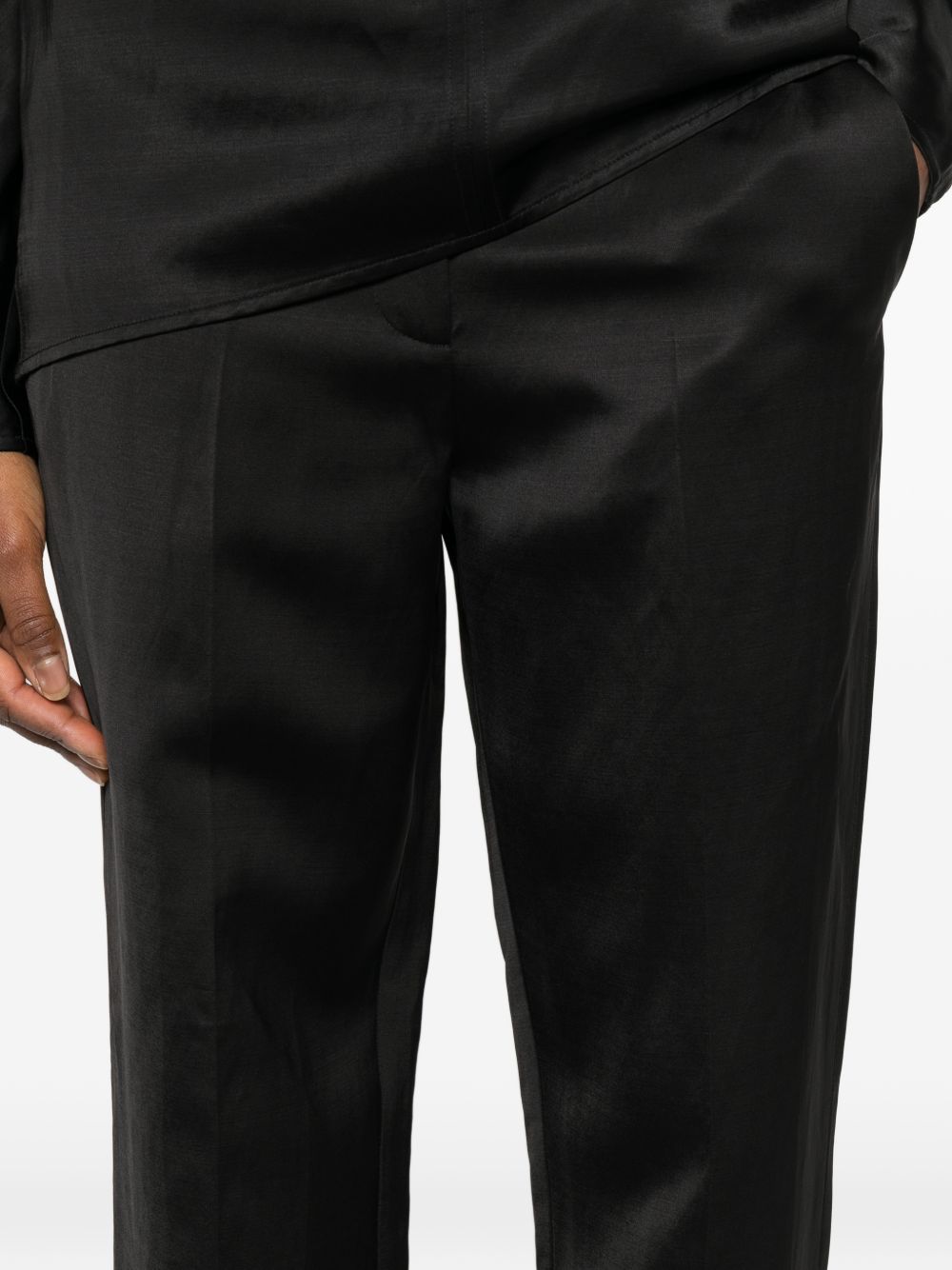 Toteme Women Linen Blend Trousers TOTEME
