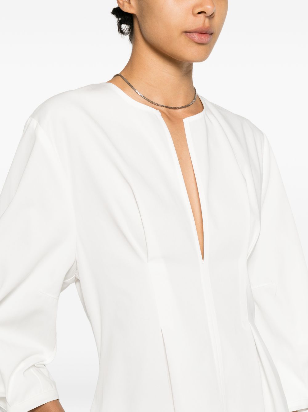 Toteme Women Baloon Sleeve Cotton Dress TOTEME
