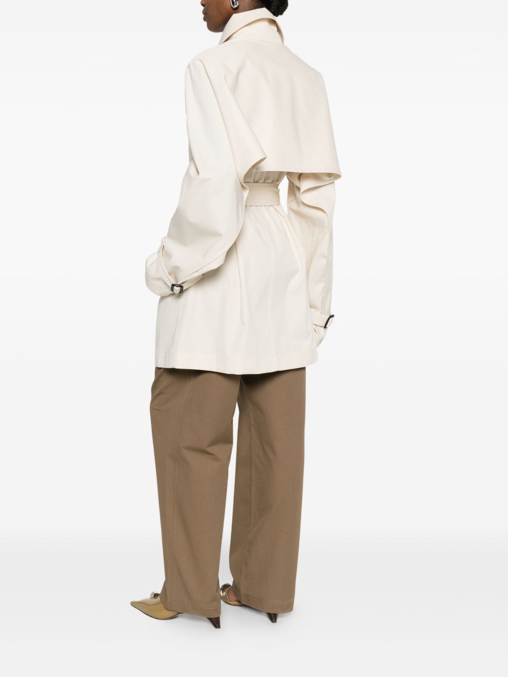 Toteme Women Cotton Trench Coat TOTEME
